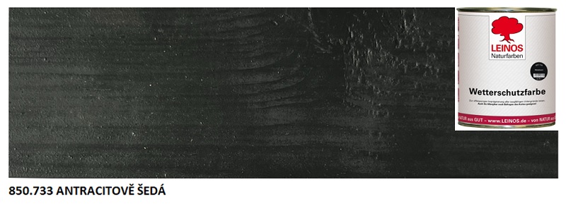 850.733 - Venkovní olejová barva Antracitově šedá 0,75lt