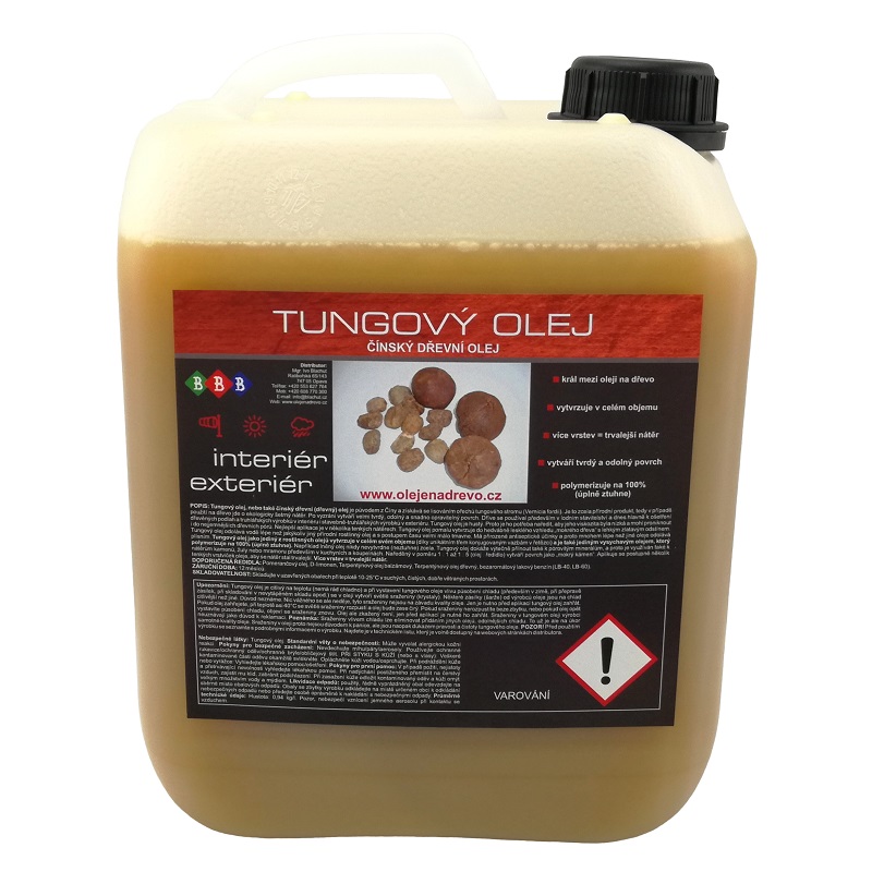 Tungový olej 5lt (čínský dřevní olej)