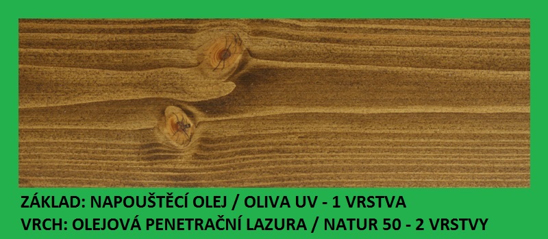 Napouštěcí olej Oliva UV 0,9lt