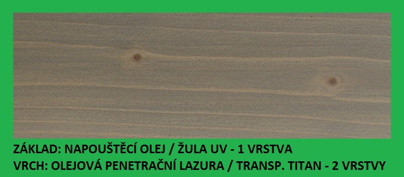 Napouštěcí olej Žula UV 0,9lt