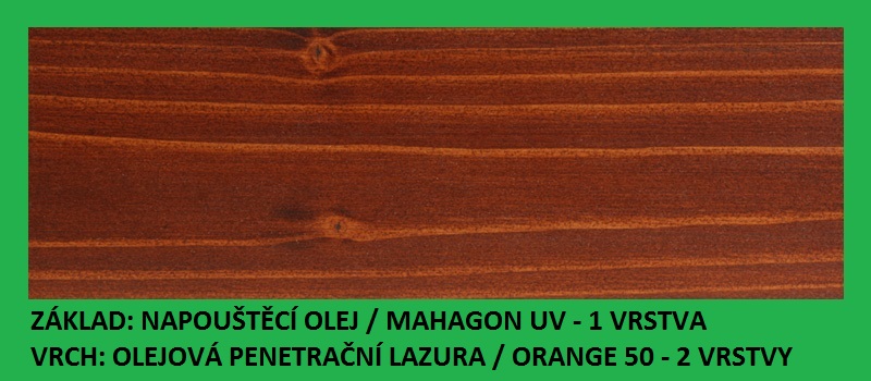 Napouštěcí olej Mahagon UV 2,7lt