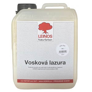 600.202 - Vosková lazura bílá 2,5lt