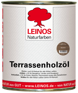 LEINOS 236.015 - Terasový olej nahnědlý 0,75lt