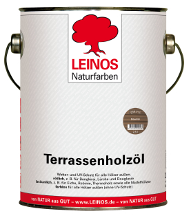 LEINOS 236.015 - Terasový olej nahnědlý 2,5lt
