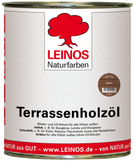 LEINOS 236.052 - Terasový olej načervenalý 0,75lt