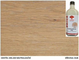290.200 - Tvrdovoskový olej neutralizační 0,25lt