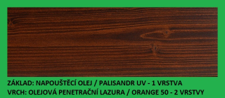 Napouštěcí olej Palisandr UV 0,9lt